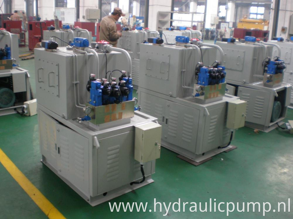 compression station hydraulic system